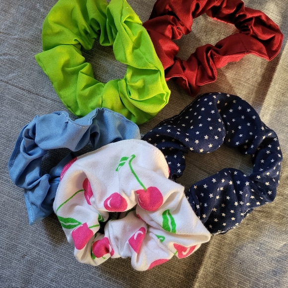 Other - 5 hand made hair scrunchies